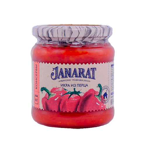 картинка Икра из перца "Janarat" (Армения) 460гр – Prostor.ae