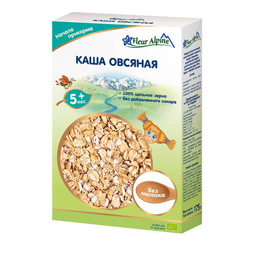 картинка Каша овсяная с 5 месяцев "Fleur Alpine" 175г – Prostor.ae