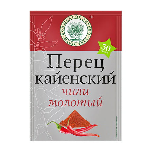картинка Перец кайенский чили молотый "Волшебное дерево" 30г – Prostor.ae
