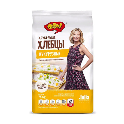 картинка Хлебцы хрустящие "Кукурузные" "Ого!" 75г – Prostor.ae