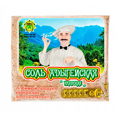 картинка Соль Адыгейская "Уляпская" 450г – Prostor.ae