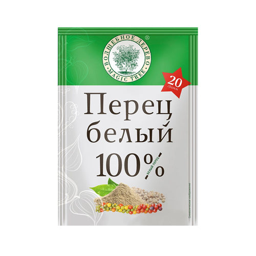 картинка Перец белый молотый. Волшебное дерево 20г – Prostor.ae