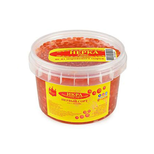 картинка Икра лососевая (нерка) Сахалин Рыба 280г – Prostor.ae