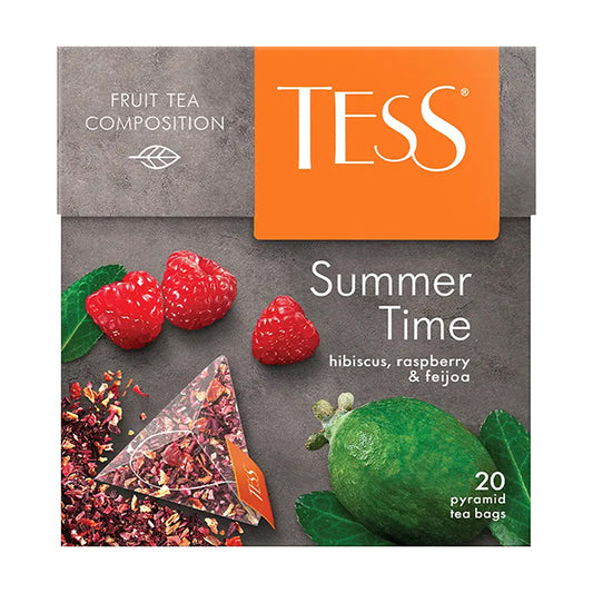 картинка Чайный напиток с ароматом малины и фейхоа &quot;TESS Summer Time&quot; (20 пирамидок) 36г – Prostor.ae