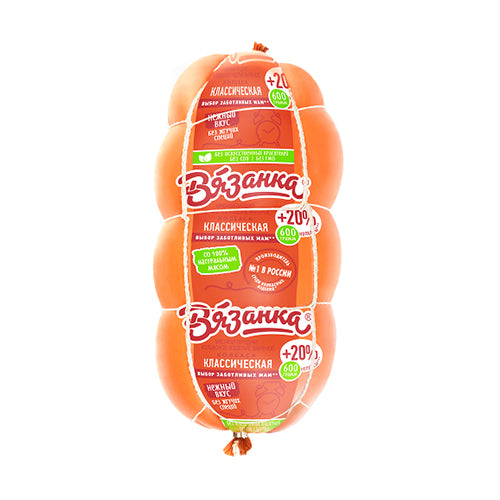 картинка Вареная колбаса «Классическая» "Вязанка" 600г – Prostor.ae