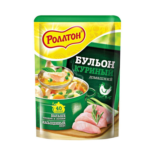 картинка Бульон куриный домашний "Роллтон" 90г – Prostor.ae