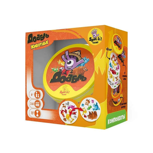 картинка Настольная игра "Доббль. Животные" – Prostor.ae