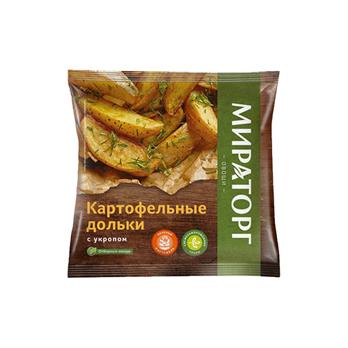 картинка Картофельные дольки с укропом замороженные "Мираторг" 400г – Prostor.ae