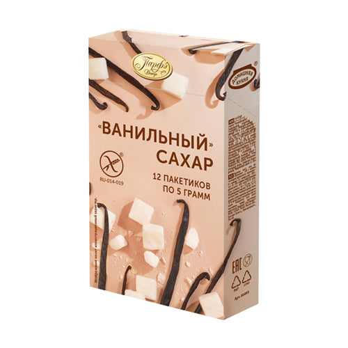 картинка Сахар ванильный (12 пакетиков). Парфэ 60г – Prostor.ae