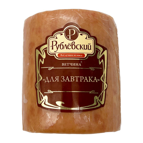 картинка Ветчина для завтрака, порционный кусок Рублёвский 400г – Prostor.ae