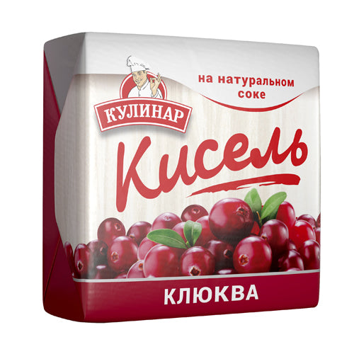 картинка Кисель на натуральном соке "Клюква" "Кулинар" 220г – Prostor.ae