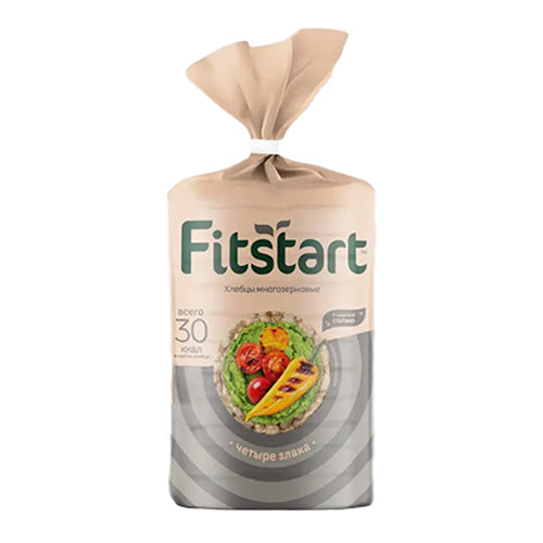 картинка Хлебцы многозерновые "Четыре злака". Fitstart 90г – Prostor.ae
