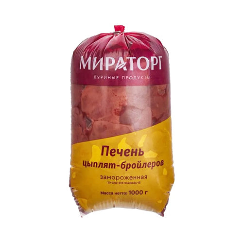 картинка Печень цыплят-бройлеров замороженная. Мираторг 1кг – Prostor.ae