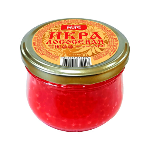 картинка Красная икра кеты. Лунское Море 200г. – Prostor.ae