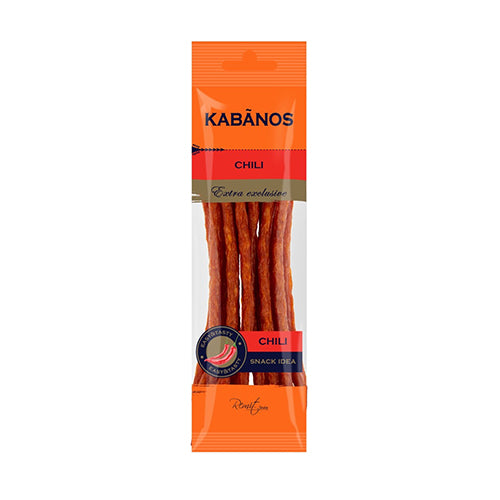 картинка Колбаски сырокопченые &quot;Kabanos Chilli&quot; с перцем чилли. Ремит 70г – Prostor.ae