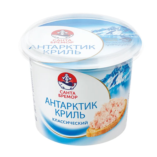 картинка Паста из морепродуктов "Антарктический криль" классическая "Санта Бремор" 150г – Prostor.ae