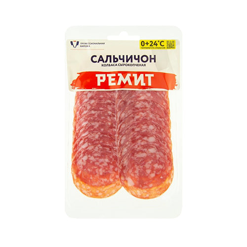 картинка Колбаса сырокопченая полусухая &quot;Сальчичон&quot; в нарезке. Ремит 70г – Prostor.ae