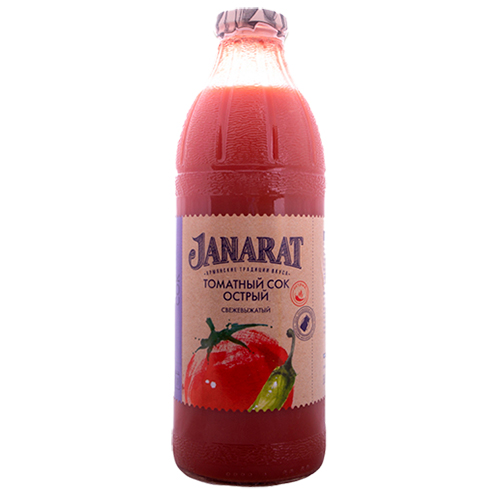 Томатный сок острый свежевыжатый "Janarat" (Армения) 1л.