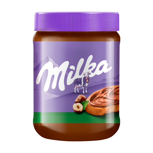 картинка Паста шоколадная из фундука с добавлением какао Milka 600г – Prostor.ae