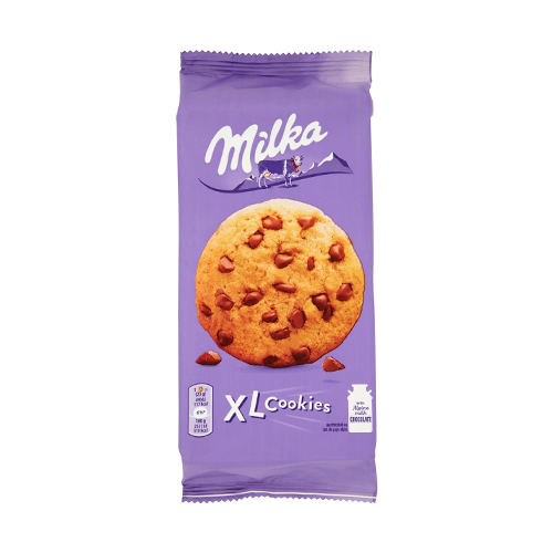 картинка Печенье "XL Cookies" с кусочками молочного шоколада из альпийского молока Milka 184г – Prostor.ae