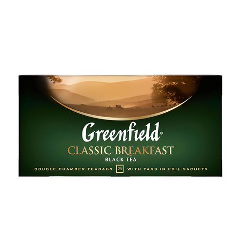 Чай черный байховый "Greenfield Classic Breakfast" (25 пакетиков) 50г