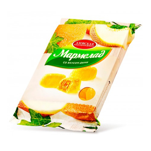 картинка Мармелад желейный со вкусом дыни "Азовская кондитерская фабрика" 300гр – Prostor.ae