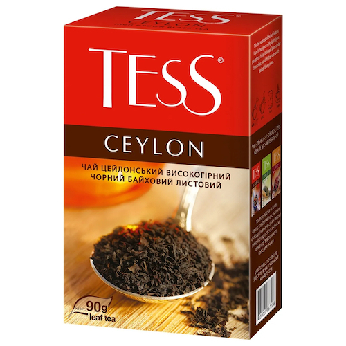картинка Чай чёрный байховый цейлонский "TESS CEYLON" (25 пакетиков) 50г. – Prostor.ae