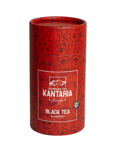 картинка Чай черный с ягодами барбариса "Kantaria Family" в тубусе (Грузия) 75г. – Prostor.ae