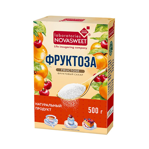 картинка Фруктоза (фруктовый сахар) натуральная. Laboratories Novasweet 500г – Prostor.ae