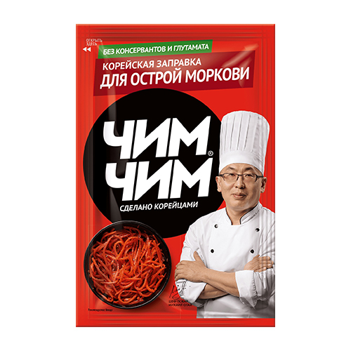картинка Корейская заправка для острой морковки "ЧИМ ЧИМ" 60г – Prostor.ae