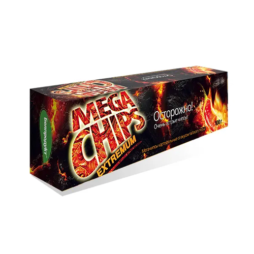 картинка Чипсы картофельные со вкусом тайского перца "Mega Chips" 50г – Prostor.ae