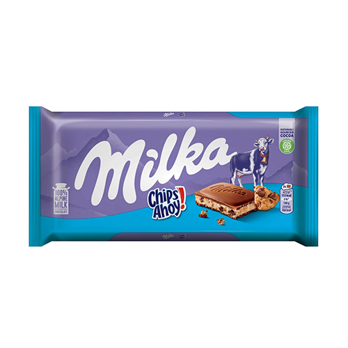картинка Шоколад молочный "Chips Ahoy" с крошкой из овсяного печенья Milka 100г – Prostor.ae
