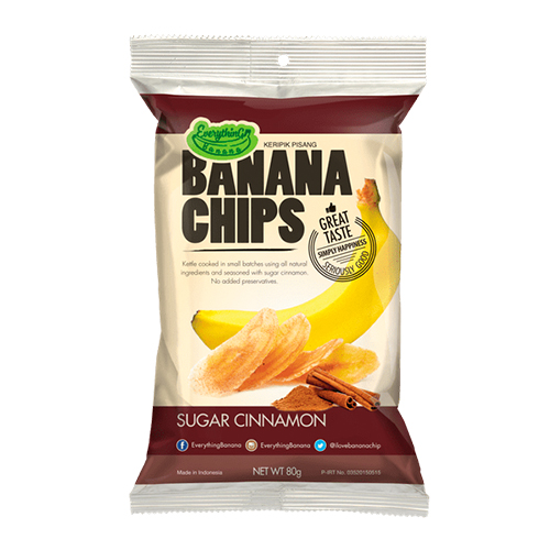 картинка Чипсы банановые "Sugar Cinnamon" Banana Chips 80г – Prostor.ae