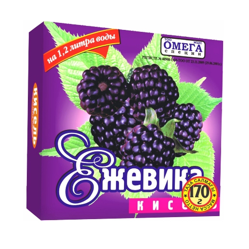 Кисель ежевичный "Omega" (Узбекистан) 170г.