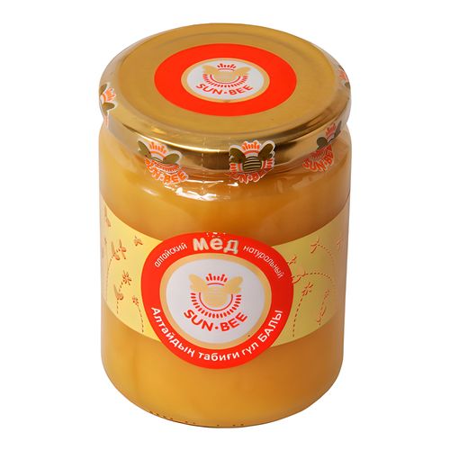 картинка Алтайский мёд натуральный цветочный "Sun Bee" (Казахстан) 700г – Prostor.ae