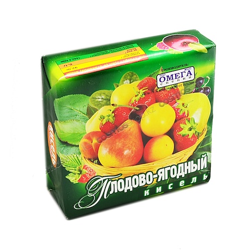 Кисель плодово-ягодный "Omega" (Узбекистан) 170г.