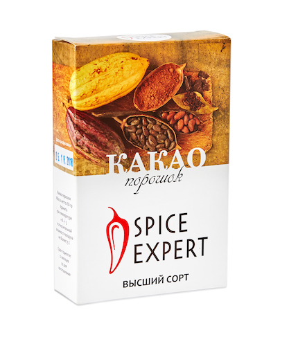 картинка Какао порошок (высший сорт) "Spice Expert" 80г – Prostor.ae