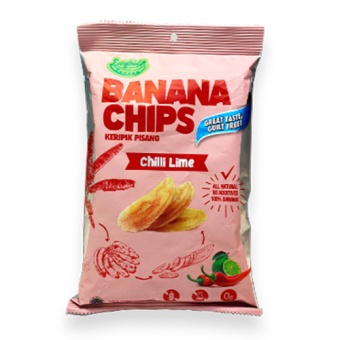картинка Чипсы банановые "Chilli Lime" Banana Chips 70г – Prostor.ae