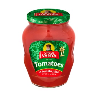 картинка Томаты в томатном соке неочищенные Дядя Ваня 680 гр. – Prostor.ae