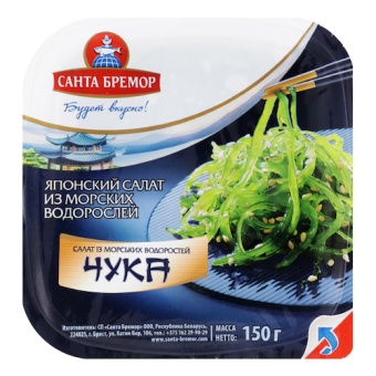 картинка Японский салат из морских водорослей маринованных "Чука" Санта Бремор 150г – Prostor.ae