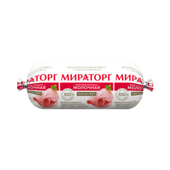 картинка Колбаса Молочная ГОСТ "Мираторг" 470г – Prostor.ae