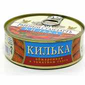 картинка Килька балтийская, обжаренная в томатном соусе "5 морей" 240г – Prostor.ae