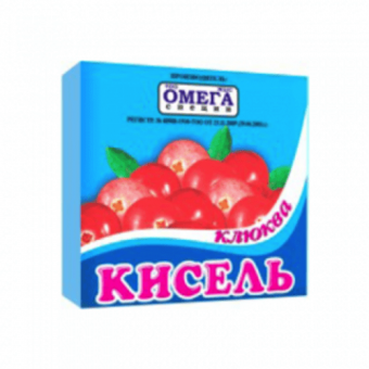 картинка Кисель клюквенный "Omega" (Узбекистан) 170г. – Prostor.ae