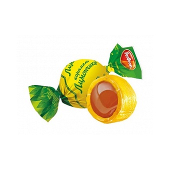 картинка Карамель с фруктовой начинкой с приятной кислинкой и ароматом лимона "Лимончики" РотФронт 250г – Prostor.ae